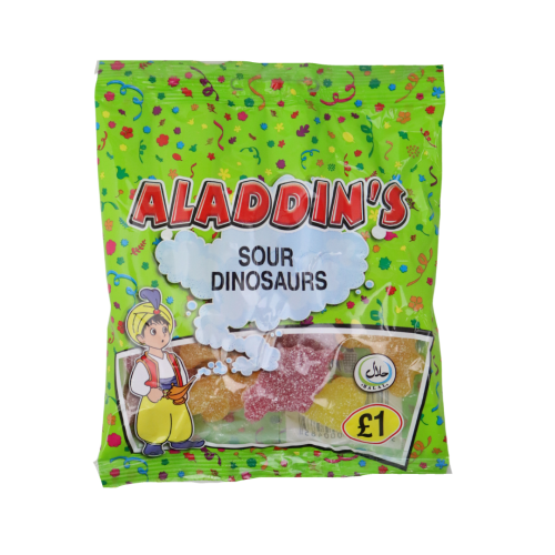 Aladdins Dino Sours 12x110g