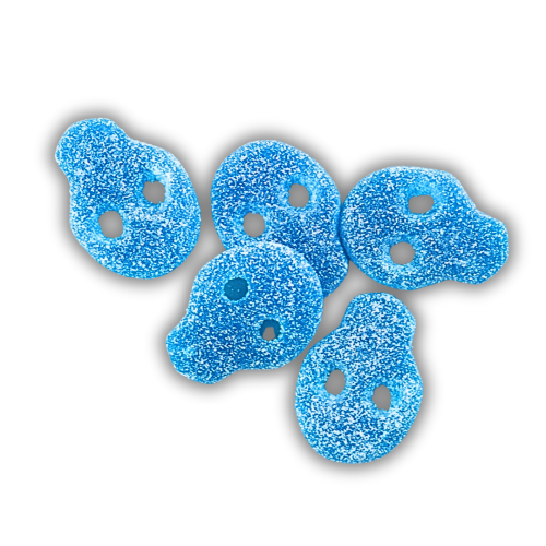 Candycrave Vegan Fizzy Blue Skulls 2kg