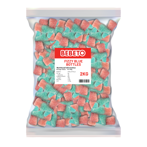 Bebeto Fizzy Blue Bottles 2Kg