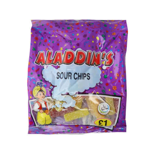 Aladdins Sour Chips 12x110g