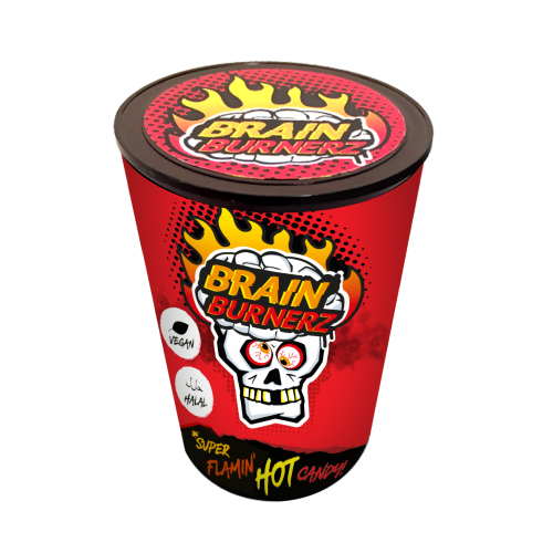 Brain Blasterz Hot Sour Candy Container 12x48g