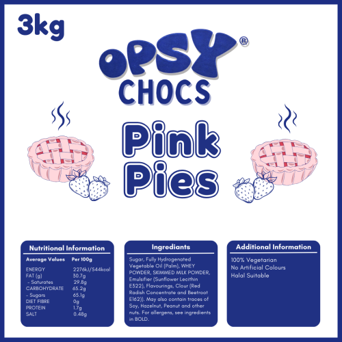 Opsy Pink & White Pies 3kg