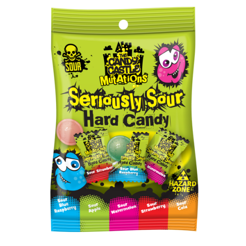 Candy Castle Crew Mutations Seriously Sour Candy Bag 18x56g