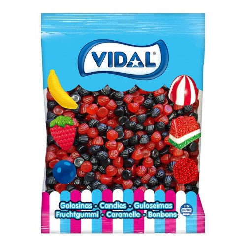 Vidal Giant Black & Red Raspberries 1.5Kg