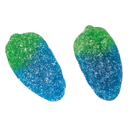 Vidal Vegan Giant Sour Blue Raspberries 3Kg