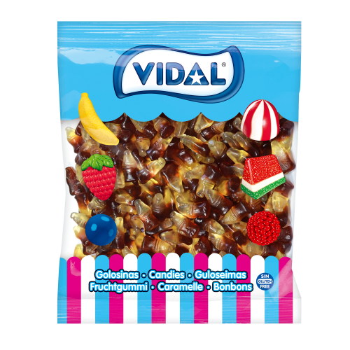 Vidal Mini Cola Bottles 1kg