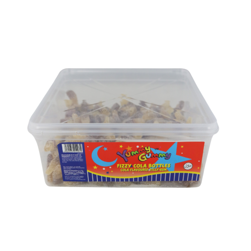 Yummy Gummy Fizzy Cola Bottles 800g Tub