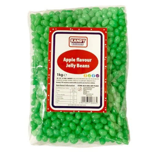 Apple Single Colour Jelly Beans 1kg