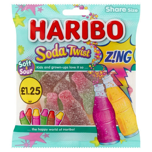 Haribo Soda Twist Zing £1.25 PMP 12x160g