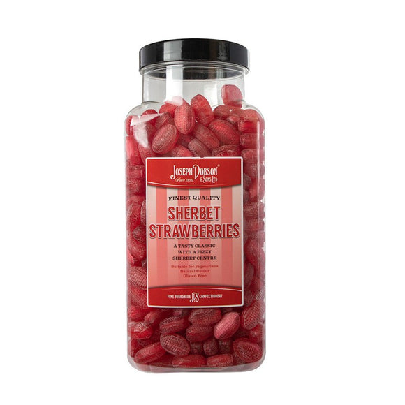 Sherbet Strawberries (DOBSONS) 3KG