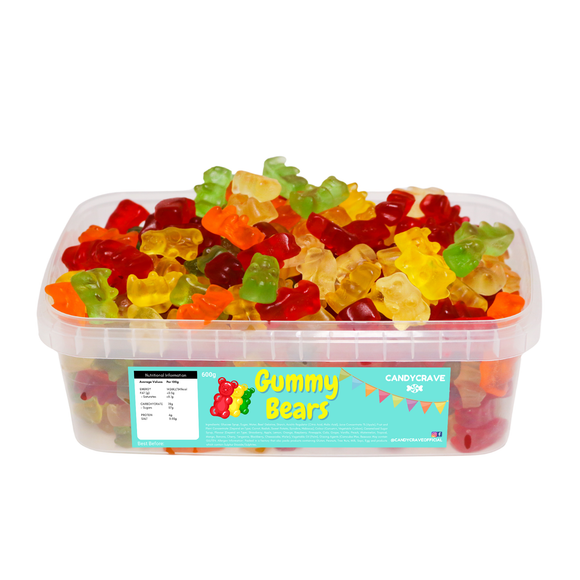 Gummy Bears Tub 600G