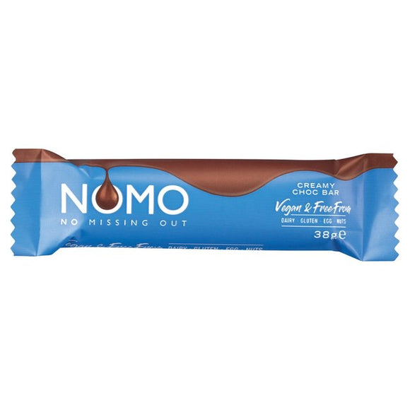 Nomo Creamy Vegan Chocolate Bar 24X38G