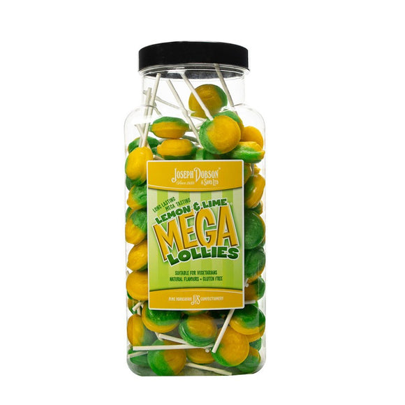 Lemon & Lime Mega Lolly (DOBSONS) 90 Count