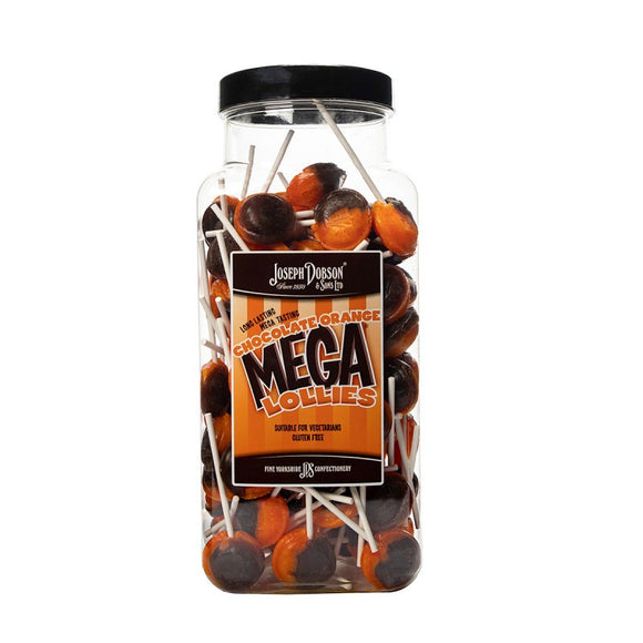 Chocolate Orange Mega Lolly (DOBSONS) 90 Count