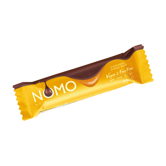 Nomo Caramel Filled Chocolate Bar 24X38G