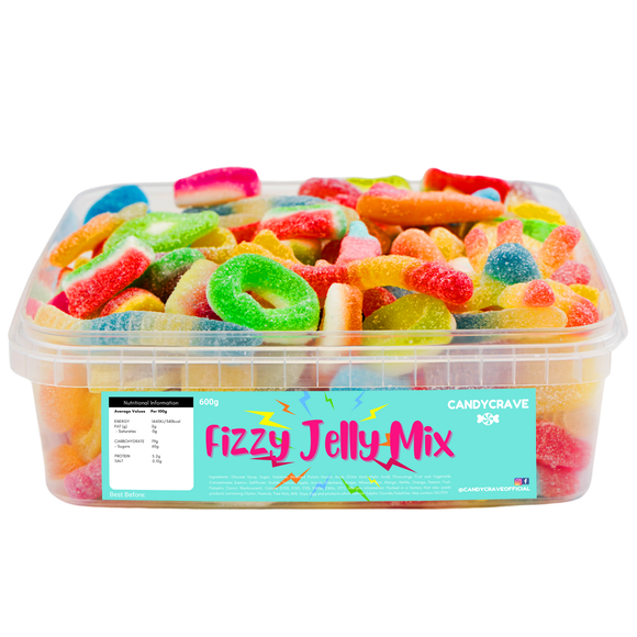 Fizzy Jelly Mix Tub 600G