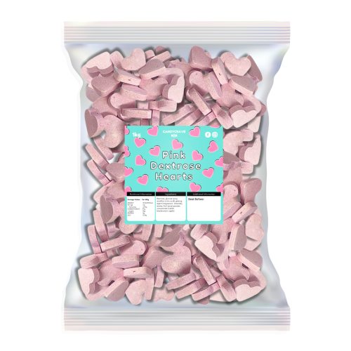 Candycrave Pink Hearts 1kg