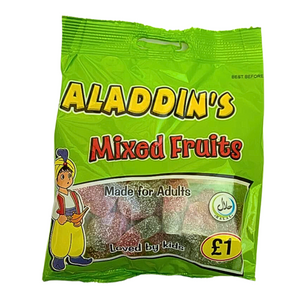 Aladdins Sour Mixed Fruits 12x100g