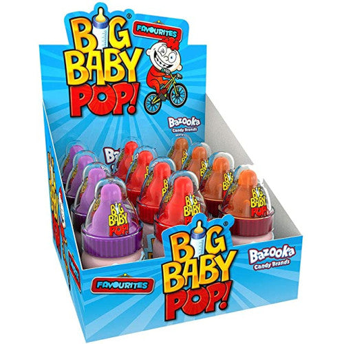 Bazooka Big Baby Pop Favourites 12x32g