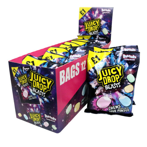 Bazooka Juicy Drop Blasts Bags £1.15 PMP 12x120g