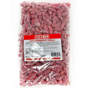 Bebeto Fizzy Strawberry Pencils 2Kg