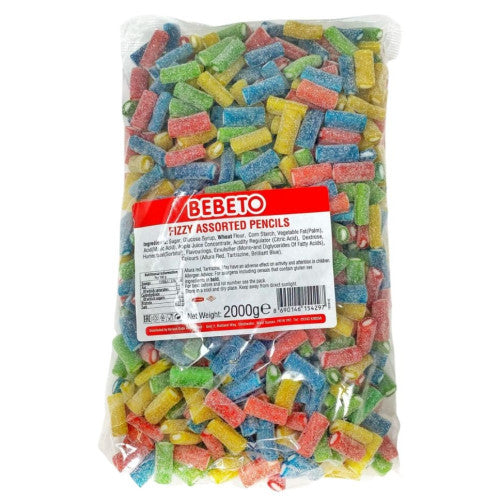 Bebeto Fizzy Assorted Pencil 2Kg