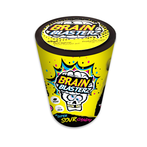Brain Blasterz Sour Candy Container 12x48g