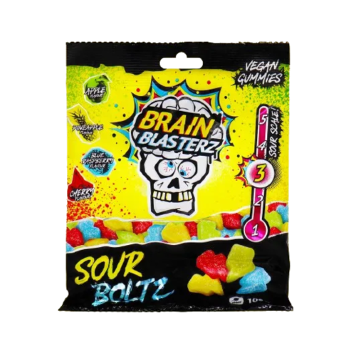 Brain Blasterz Sour Boltz Bag 16x100g