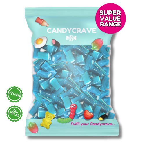 Candycrave Super Value Blue Raspberry Pencils 1kg