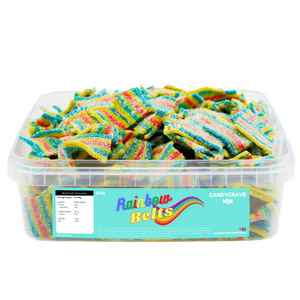 Candycrave Rainbow Belts Tub 600g