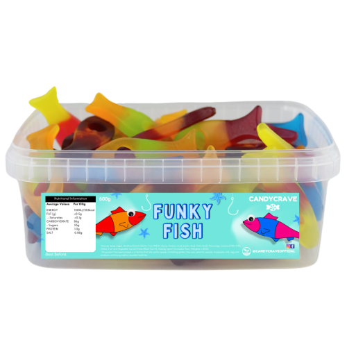 Candycrave Funky Fish Tub 600g