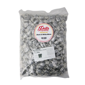 Pells Premium Black and White Mints 3kg Bag