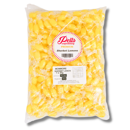 Pells Premium Sherbet Lemons 3Kg Bag