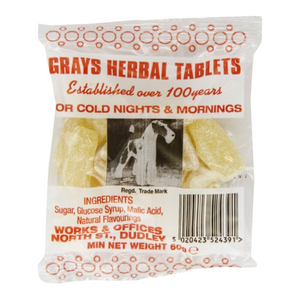 Grays Herbal Tablet Bag 30x60g