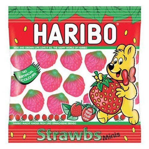 Haribo Mini Strawberries 100x16g