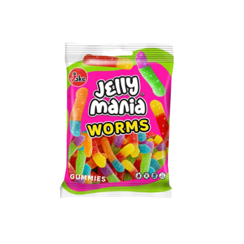 Jake Sour Worms 18x100g