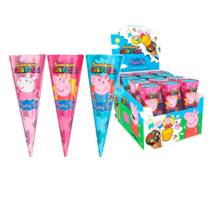 Johny Bee Peppa Pig Surprise Cones 12x25g