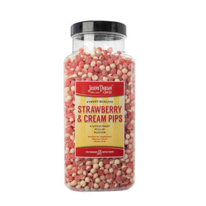 Joseph Dobson Strawberry & Cream Pips 2.72kg Jar