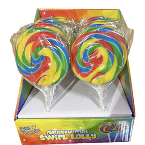 Fun Kandy Swirly Round Lolly 24x55g