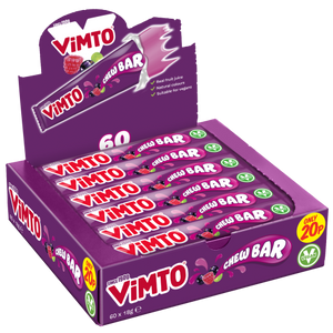 Swizzels Vimto Chew Bar 20p PMP 60x18g