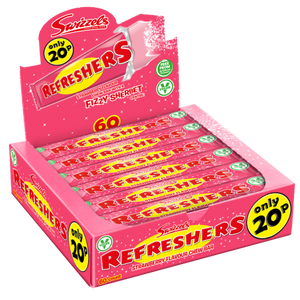 Swizzels Refreshers Strawberry Bars 20p PMP 60x18g