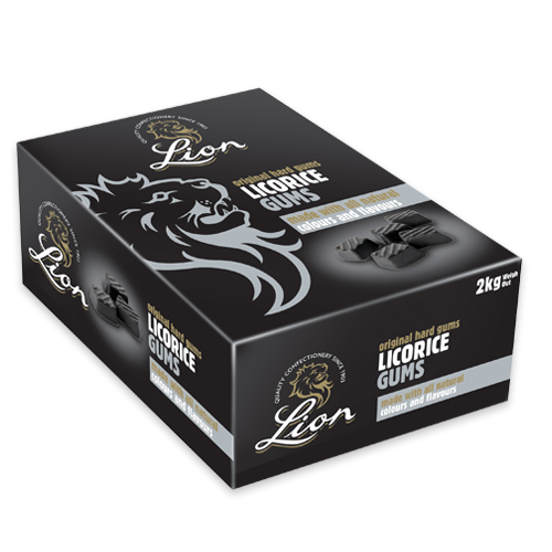 Lion Liquorice Gums 2Kg