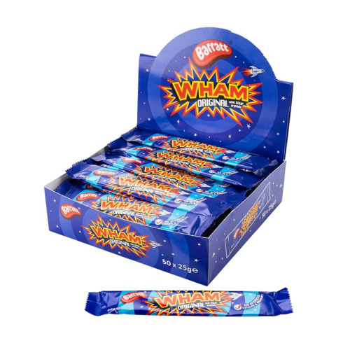 Barratt Wham Chew Bars 50x25g