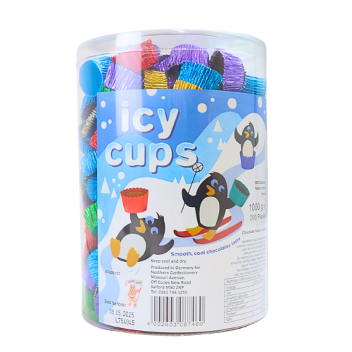 Icy Cups Drum 1kg 200 Count