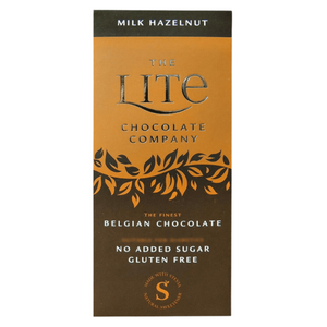 Lite Stevia Hazelnut Milk Chocolate Bars 12x85g