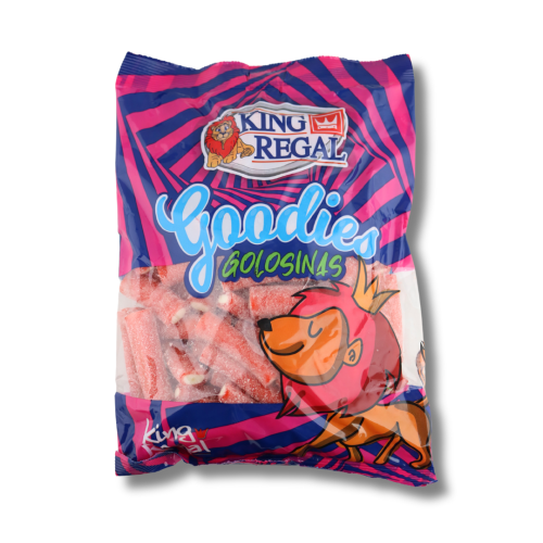 King Regal Mega Sour Strawberry Bites 1kg