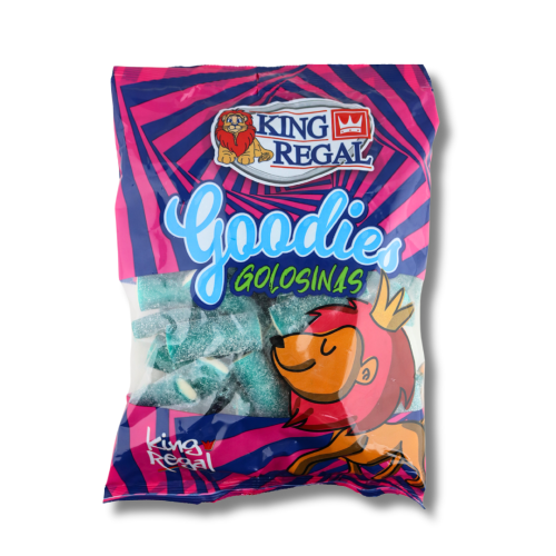 King Regal Mega Sour Raspberry Bites 1kg