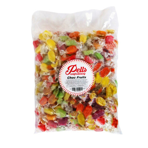 Pells Wrapped Choc Fruits 3kg