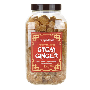 Pappadakis Crystallised Ginger Jar 3kg