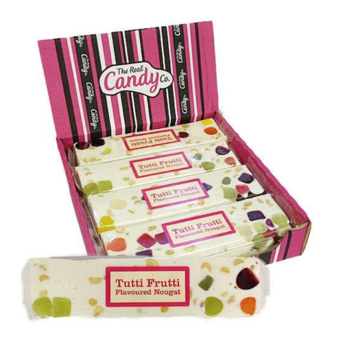 Real Candy Co Tutti Fruti Nougat Bars 16x130g